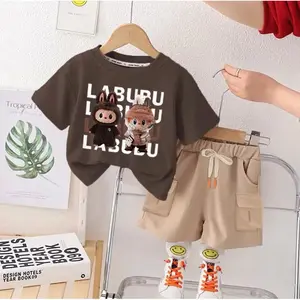 Bajua anak setelana anak laki laki dan perempuan /Unisex viral terbaru bahan kaos combed 1-6 Tahun