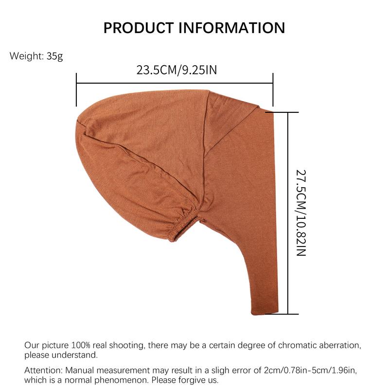 Product Introduction of RIMAIRE Modal Cross Bottom Hat Adjustable Inner Cap hijab 11