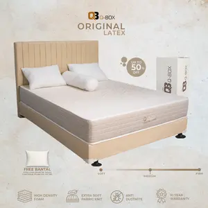 Q-BOX KASUR BUSA LATEX HR ORIGINAL 25 cm Bantal Furniture