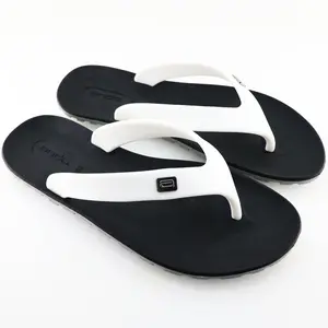 Sandal jepit karet pria distro anti air model simple casual trendy Pantai Sendal Ando Viral Reborn 38-42