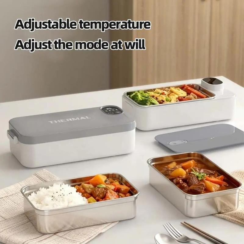 Dễ sử dụng Dung tích 900ml Hộp cơm giữ nhiệt USB Có thể sạc lại Thùng chứa bên trong có thể tháo rời Hộp đựng thức ăn nóng Làm nóng nhanh Cách nhiệt Hộp cơm điện có chức năng sưởi ấm Công việc