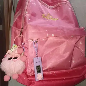 Arloji Gantung Digital Pelangi Kartun - Jam Saku Portable untuk Siswa, Timer Ujian, Pengingat Belajar, dan Pencatatan Tugas