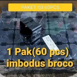Promo Paket Hemat 1 pak isi 60 pcs Imbodus Segi Broco / Mangkok Listrik Broco