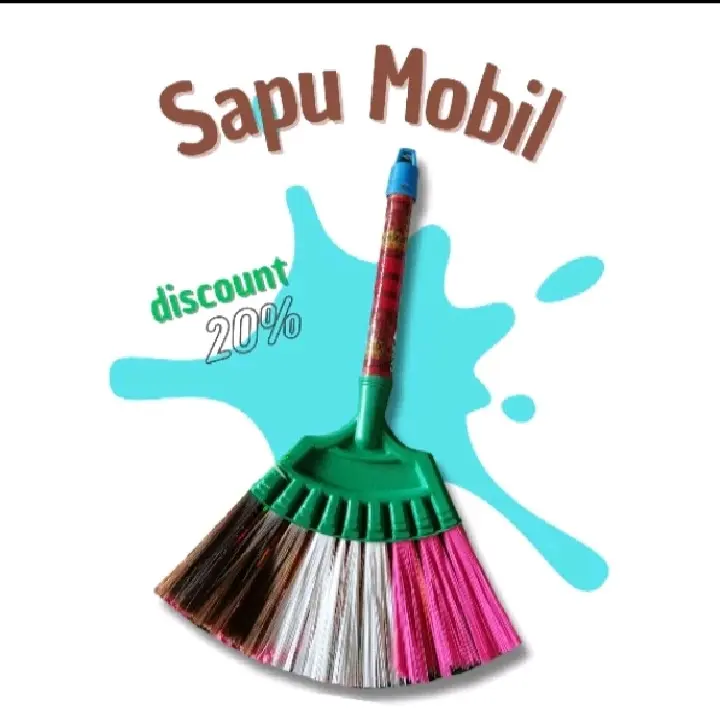 Sapu Mini untuk Mobil, Sofa dan Lain-lain Gagang 4