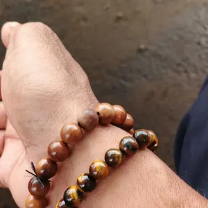 Gelang Batu Tiger Eye Bahan Batu Alam Diameter 6,8,10,12,14 mm