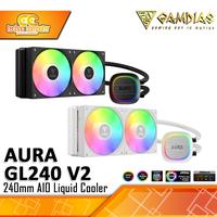 Gambar CPU COOLER GAMDIAS AURA GL240 V2 - 240mm AIO Liquid Cooler dari Techno Computer Bali Kota Denpasar 1 Tokopedia