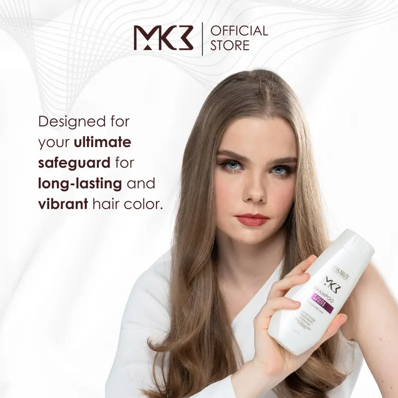 Makarizo Professional MK3 Color Revive Shampoo 250ml - Shampoo Khusus Rambut Berwarna Colored Hair Shampoo 1