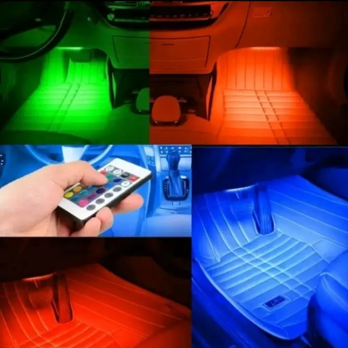 Lampu led kolong dashboard mobil rgb remot lampu led kolong mobil rgb 0