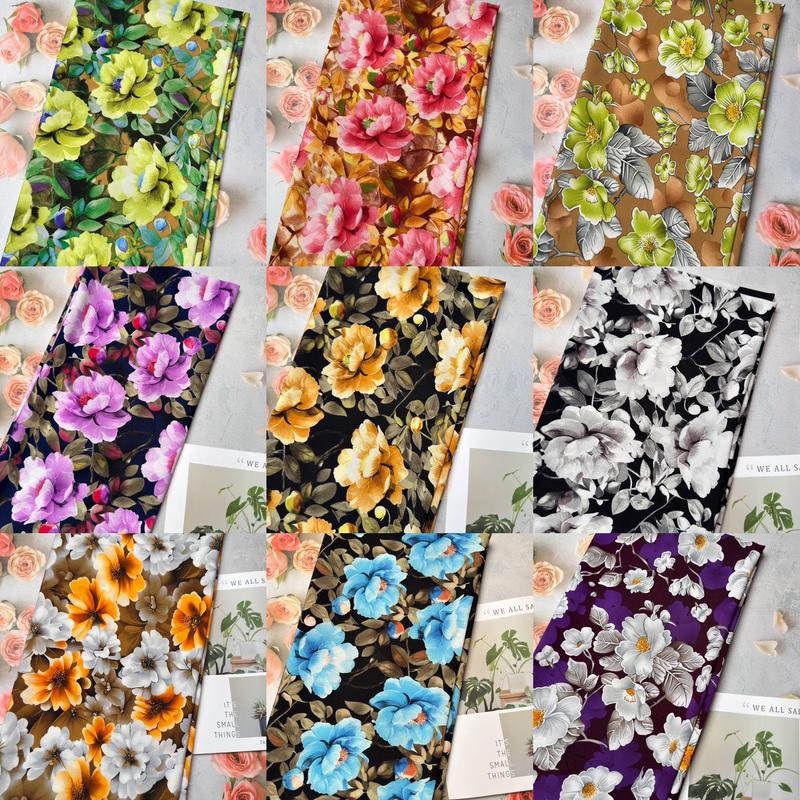 TỔNG HỢP VẢI LỤA 100D HOA NHÍ MẪU 3