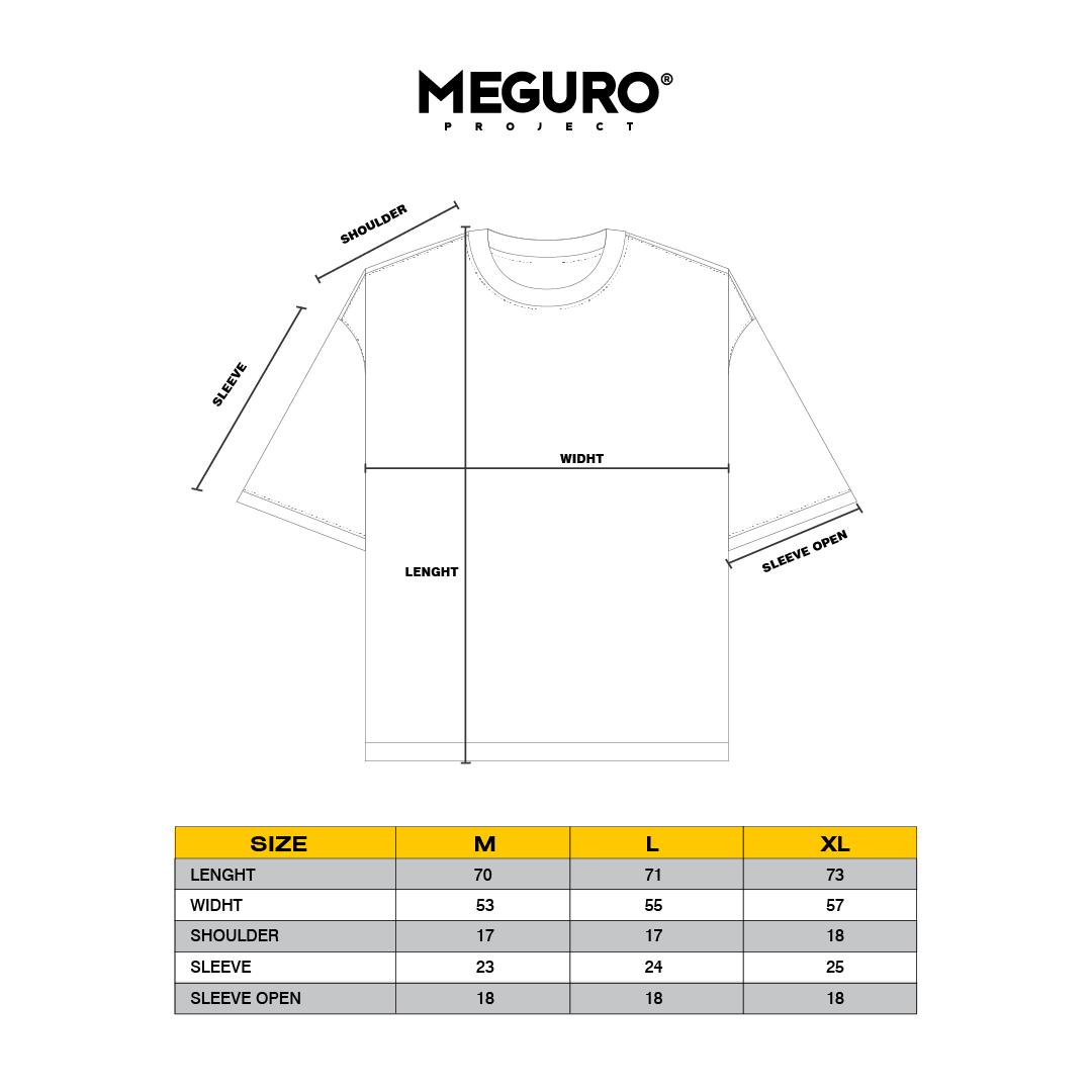 Kaos Oversize KOH - Black - Heavy Cotton 16s by MEGURO PROJECT