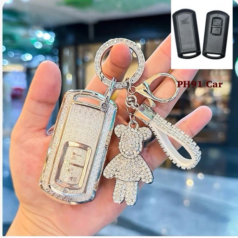 Khóa Lớn 2 Nút Ốp Khoá Vân Pha Lê Smartkey Vision 18-20 AB ,Lead Vario 150 Móc Khóa op chiakhoasmartkey chiak at bocchi a khoa vỏ bọc 125 chìa