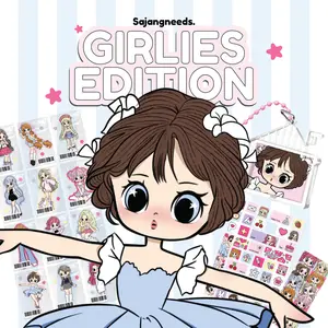 GIRLIES DOLL EDITION - sticker keychain and cute thing