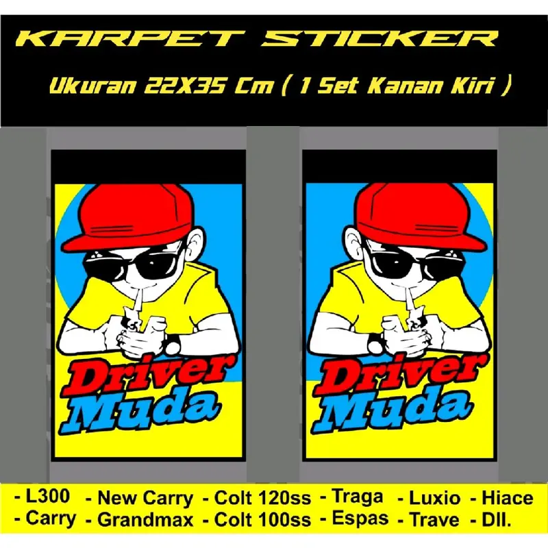 Karpet/Kepet Lumpur Roda Belakang Pick Up 1 Set Kanan Kiri 4