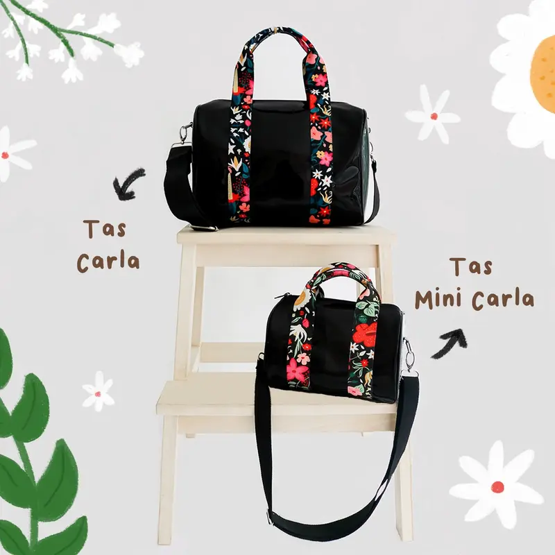 Sovlo Mini Carla Slingbag Kembang Nusantara Wanita - Tas Cewek Brand Lokal 2