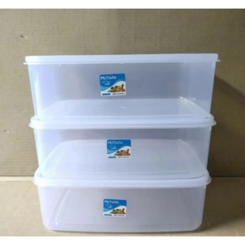 Food Box 3500ml Plastik / Kotak Makan 3500 ml / Toples KMP MUTIARA