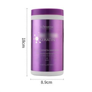 KORMESIC Botox Keratin Hair Mask 1000ml Deep Repair Moisturizing Anti-Frizz Nourishing Damaged Hair Haircare Moisturizer Moisture Hydrate