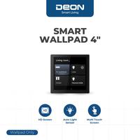 Gambar DEON Smart Wallpad 4 Inch Black | Smart Control Panel | Smart Home Display dari Deon Smart Living Kota Administrasi Jakarta Barat 1 Tokopedia