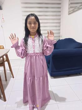 Product Review of Dress panjang Lyra gamis anak perempuan usia 2-10tahun bahan katun madinah from J**a 0