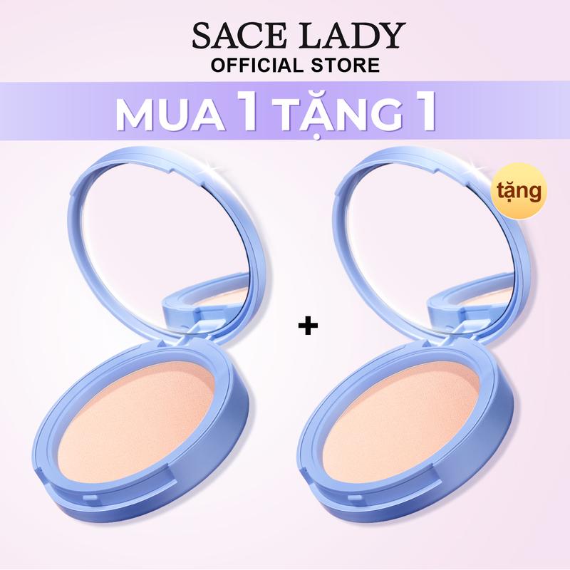 Mua 1 Tặng 1 Phấn Phủ SACE LADY Lâu Trôi Trang Điểm Mặt Có Gương Cosmetic 10g