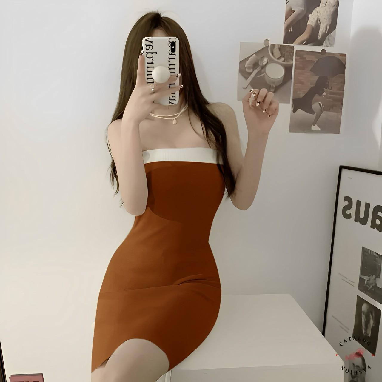 ZRS Dress Rajut Irenne Ld 90 - 100 cm P 100 cm B 215 gr Cotton Polyester #4801