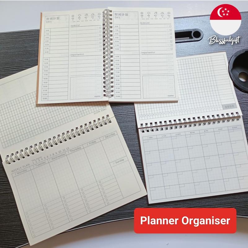 Product Introduction of 120 Pages Notebook Checklist Daily Weekly Monthly Planner Organiser Booklet 7