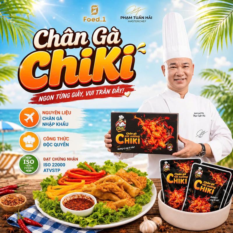 (SALE) Chef Hải - Chân Gà Thảo Mộc CHIKI MasterChef Phạm Tuấn Hải
