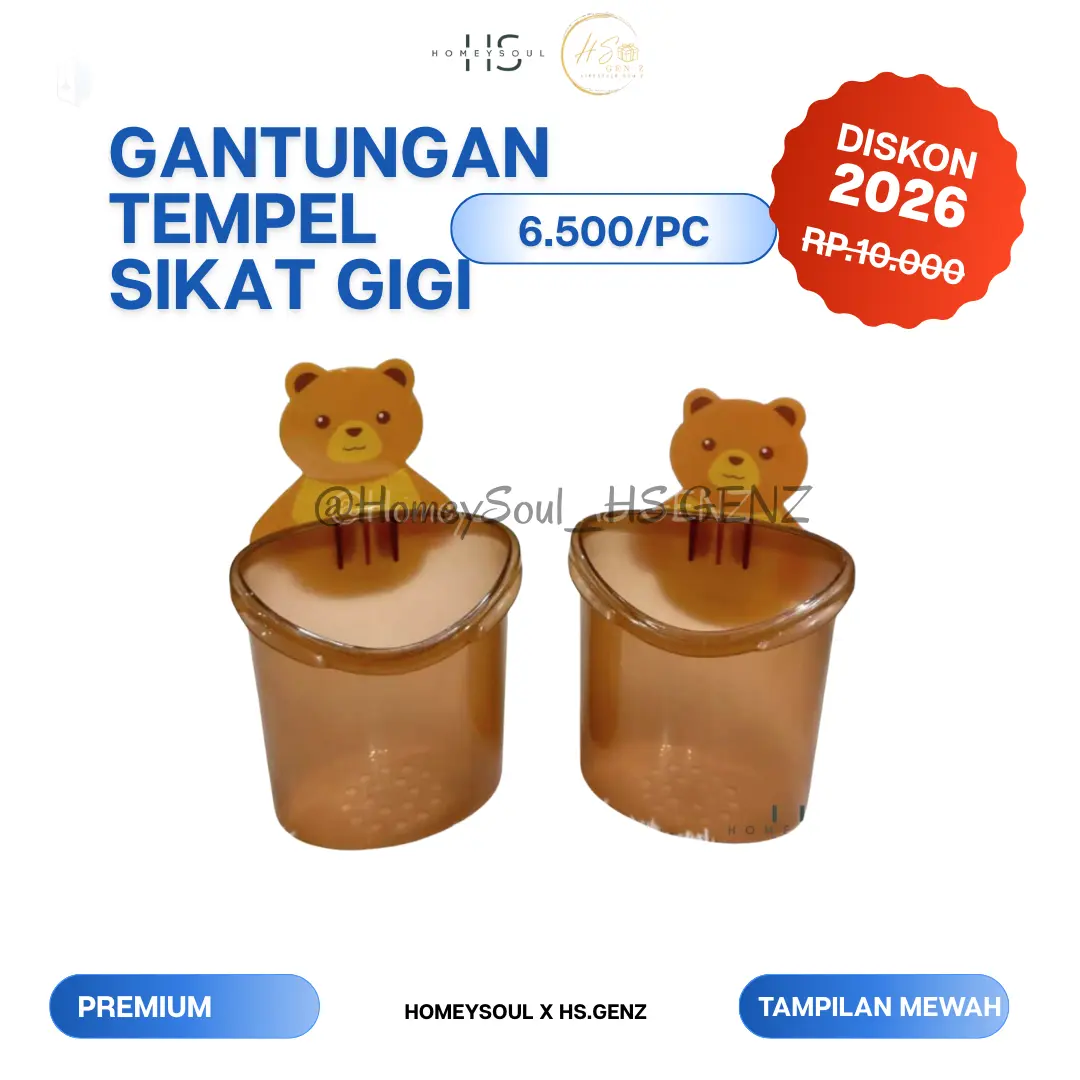 Gantungan Tempel Sikat Gigi