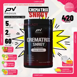 Provus Creatine Matrix HMB 420 gram 60 serving Creatin Monohydrate Cre Kreatin Suplemen Gym Fitness