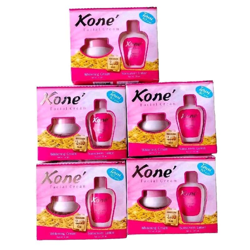 combo 5 hộp kem dưỡng da, hổ trợ da mụn , thâm sạm nám tàn nhang ,Kone Thái Lan ( Combo 5 bộ)