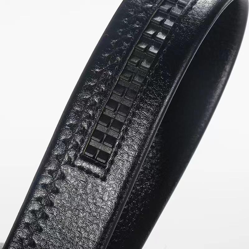 Product Introduction of Leather Belt Men's Wholesale Soft Leather Automatic Buckle Business Men's Pant Belt Casual Belt 10