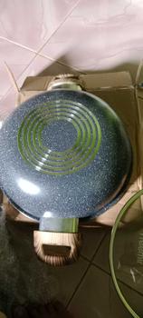 Product Review of [SPECIAL SALE] freemir Wajan Panci Kuping 24 Cm Anti Lengket Tutup Kaca Woody Marble Kitchenware [Ver3] from A**n 2