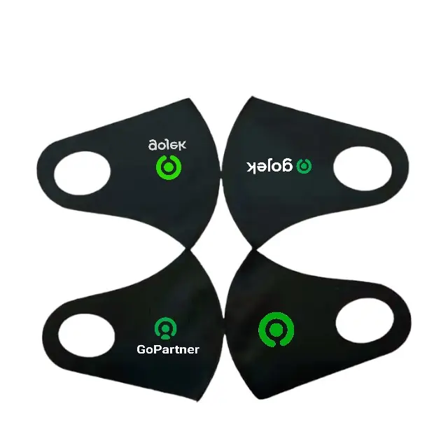 Selusin 12 PCS Masker Scuba Motif Ojol Pria Wanita Gojek 1