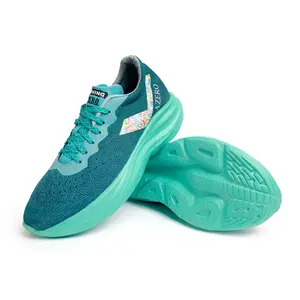Sepatu Running AZERO HIJAU TOSCA BATIK Size 37-41  (Free kaos kaki)