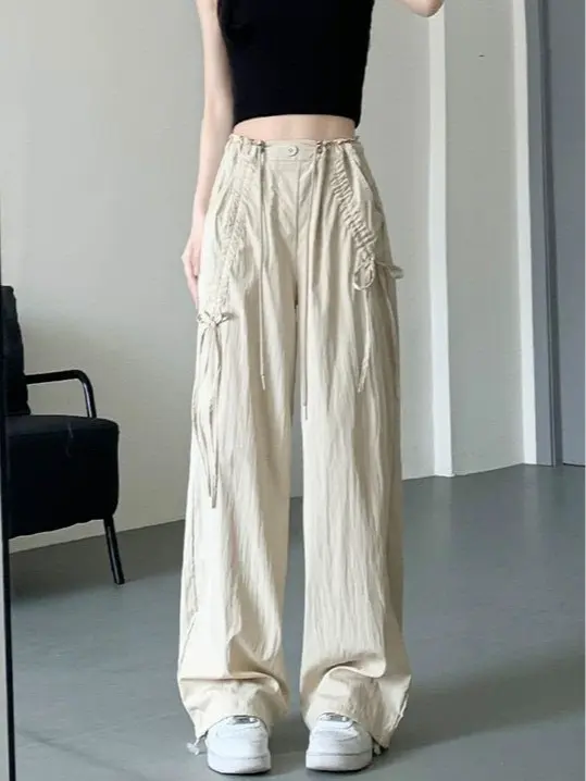Gisella kulot pants - Celana kulot Highwaist wanita - Kulot loose pants korean style Casual 5