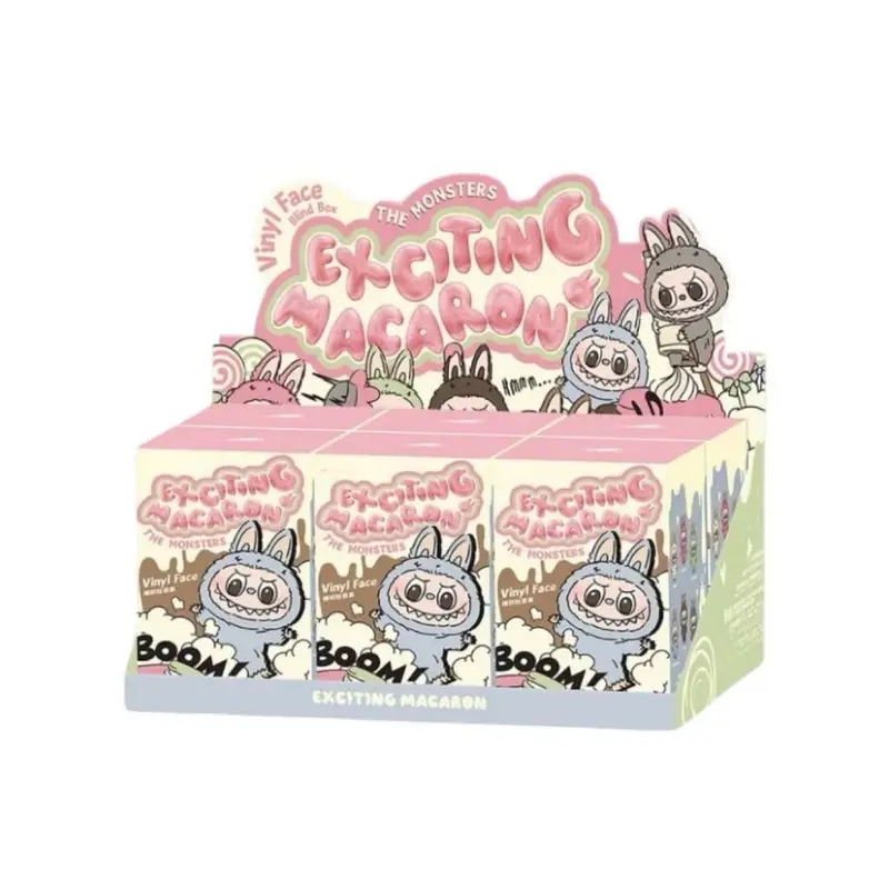 (BISA INSTAN) Labubu V1 The Monsters Exciting Macaron BLIND BOX - LABUBU V1 Vinyl Face Blind Box 4