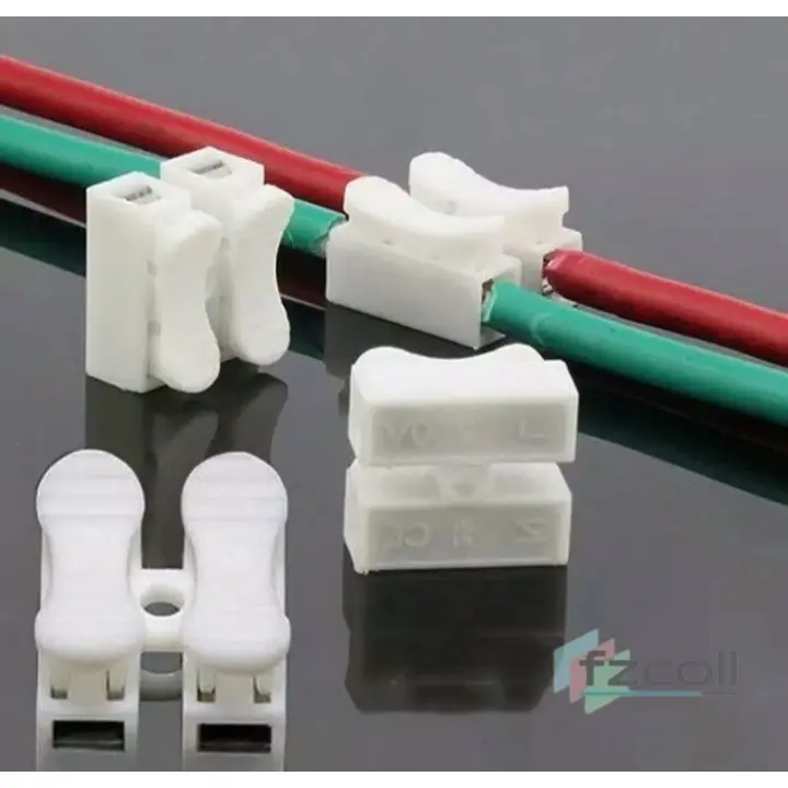 Sambungan Kabel Listrik 2 PIN Listrik Quick Connect Terminal Konektor Kabel 2