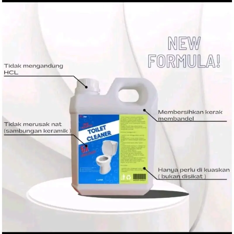 TOILET CLEANER Liter PEMBERSIH NODA Lantai Keramik Kamar Mandi WC Toilet Kloset Kerak Noda Default