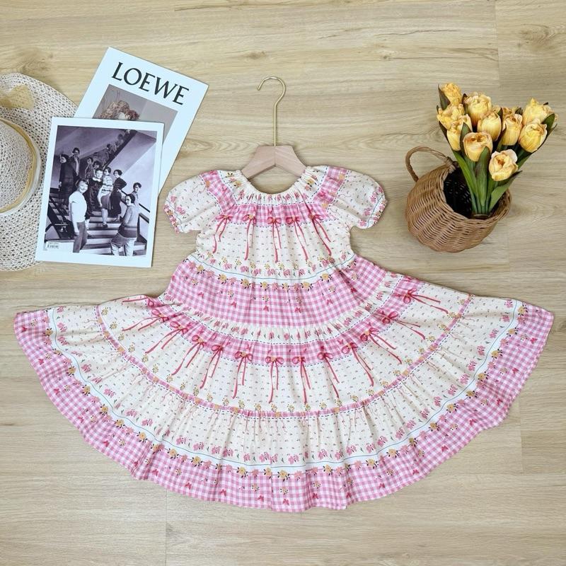 DAVINA DRESS-Dress anak bahan rayon premium untuk anak usia 1-8 tahun