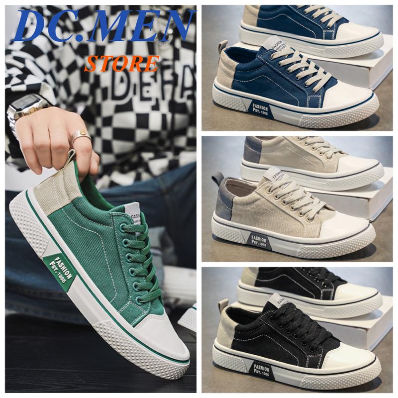 Giày Nam , Giày Vải Thoáng Khí Phong Cách Trẻ Trung , Giày Sneaker Nam Cổ Thấp Hàn Quốc K22