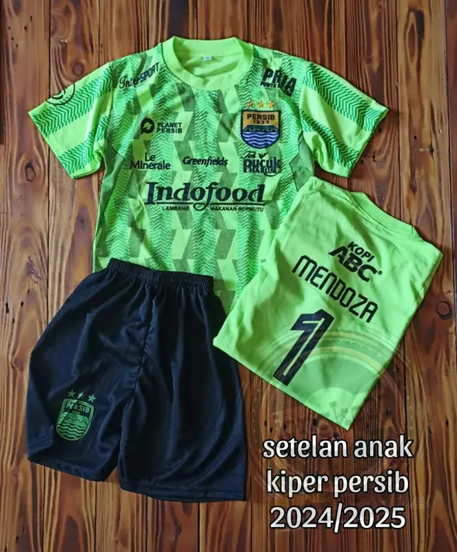 Setelan Bola Anak Persib Kiper Terbaru - Baju Bola Anak Persib Usia 6 Bulan - 14 Tahun - Sport, Outdoor 3