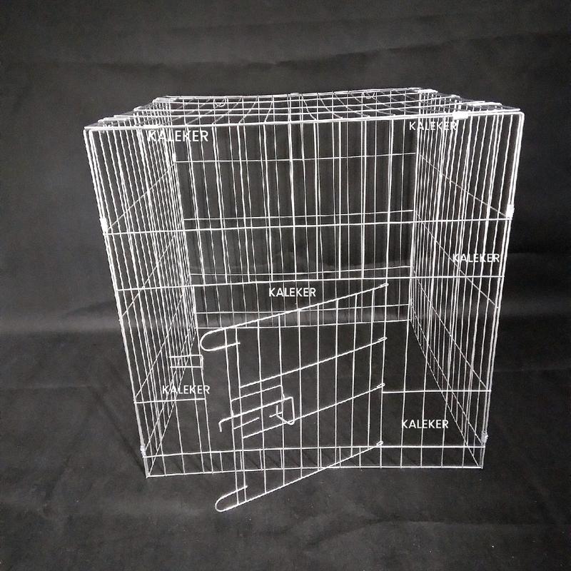 KANDANG KURUNGAN AYAM BESI LIPAT PERSEGI 80×80×80 1