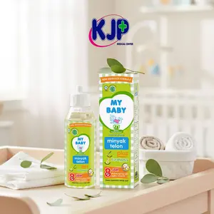 My Baby Minyak Telon Plus + Eucalyptus | Minyak Telon Bayi Hangat & Nyaman | Bantu Kembung & Perlindungan Nyamuk Hingga 8 Jam