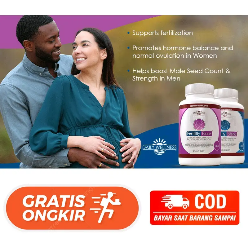 Fertility Blend Suplemen Kesuburan Promil Program Hamil Pria Wanita Herbal Suami Istri Alami 4