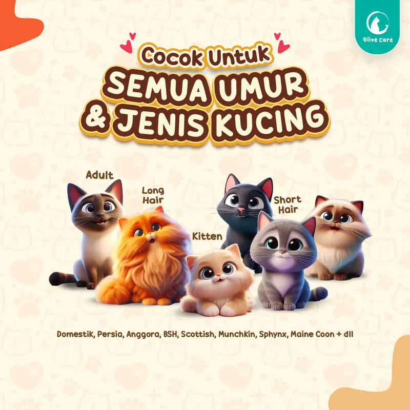 Olive Care PAKET CREAMY TREATS 16gr & 20gr Isi 5pcs Snack Cemilan Kucing Bernutrisi dengan Daging Ayam/Salmon/Tuna Asli with Red Spinach/Winter Squash/Highbush Blueberry 7