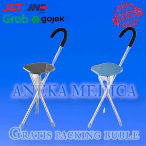 tongkat duduk lipat lansia sholat traveling