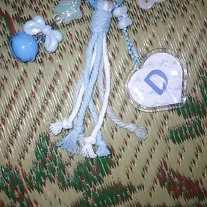 ￼Gantungan Huruf Alphabet Bag Charm Keychain Abjad Akrilik Bag Charm Keychain Mac rame
