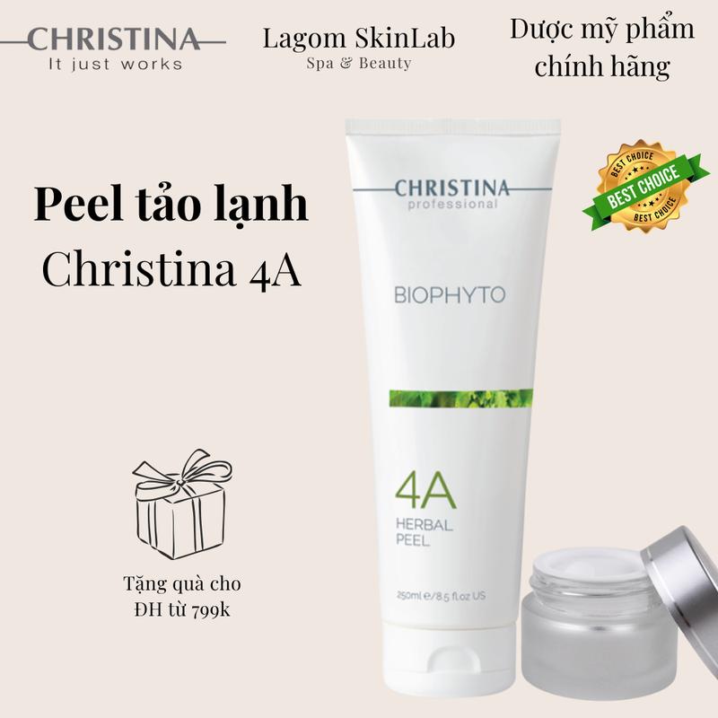 Peel tảo lạnh - mặt nạ làm sạch sâu từ thảo dược Peel Christina - Peel tảo 4A – 10ml - 20ml - 50ml - full size