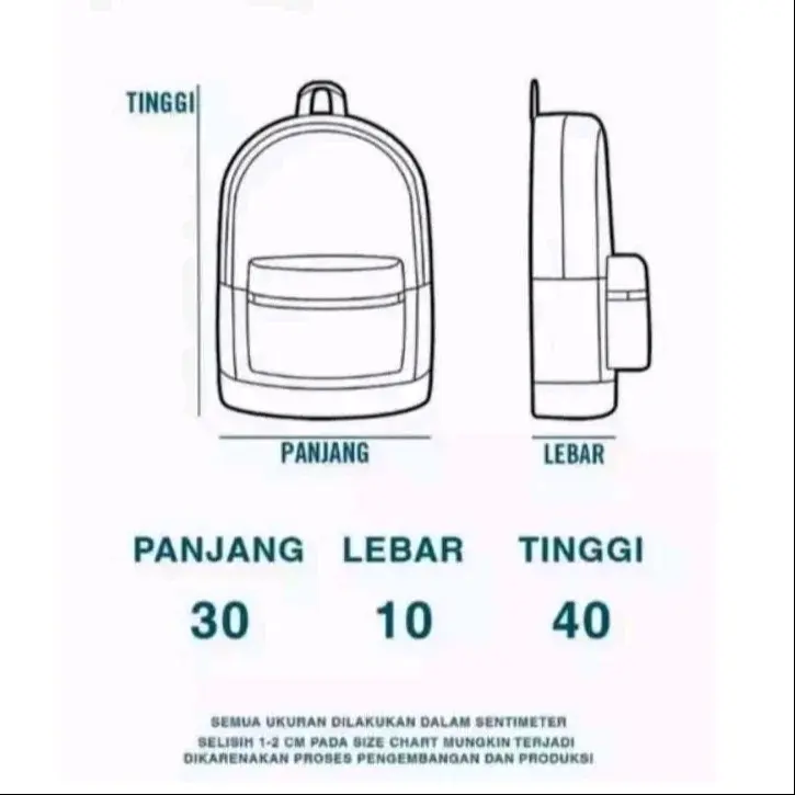 Tas ransel sekolah traser tas ransel gendong +kain cover tas termurah kekinian terbaru Kanvas 4