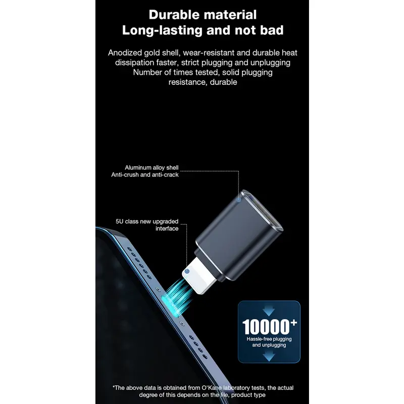 Taffware Lightning to USB Female OTG Adapter - NO14 4