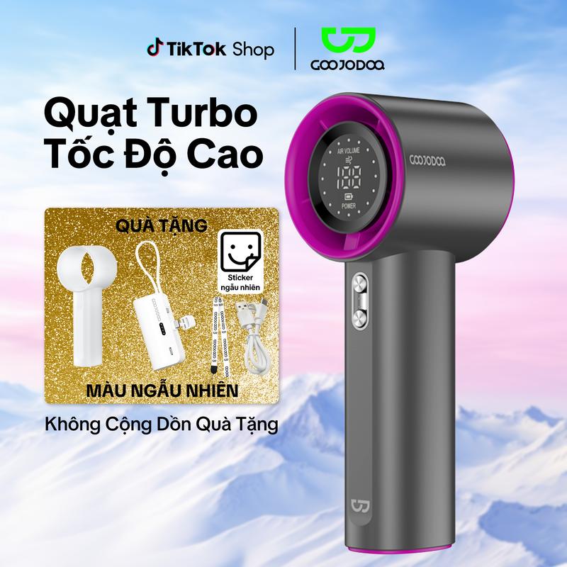 【GOOJODOQ*KOL/KOC COMBO Quạt siêu tốc 2024+Sạc mini+Ốp màu ngẫu nhiên. Quạt 100 mức gió,  màn hình kỹ thuật số,  phụ kiện đi kèm,  LÀM QUÀ TẾT, QUÀ CHO NGƯỜI YÊU Phụ Kiện